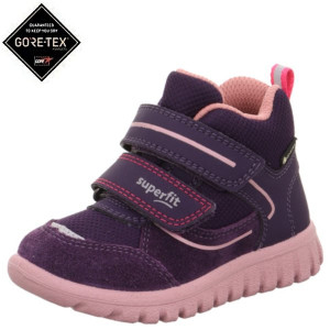 Superfit ocieplane buty sportowe z membraną GoreTex Sport7 Mini Lila/Rosa 30