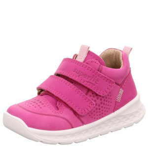Superfit lekkie i elastyczne dziewczęce półbuty BREEZE Pink/Rosa 22
