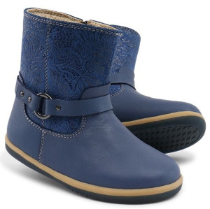 Bobux lekko ocieplane skórzane kozaczki I Walk Classic Dutch Blue 24