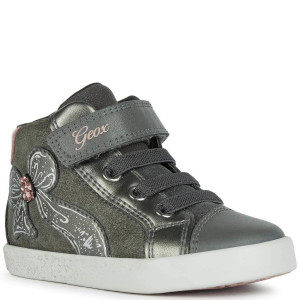 Buty dla Dzieci Geox jesienne dziewczęce trampki B Kilwi G. A DK Grey/Pink 22