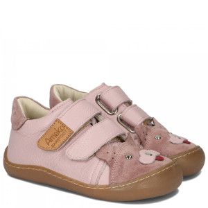 Dziewczęce półbuty barefoot Ameko Otis Kiti Rose 31