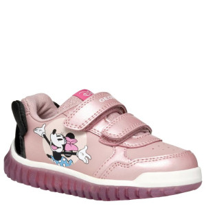 GEOX świecące Sneakersy B Lightyloo B Old Rose/Black 25