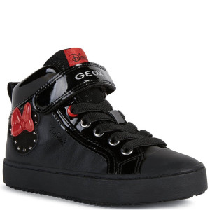 Geox Buty dla Dzieci dziewczęce jesienne trampki J Kalispera G. B Black 37