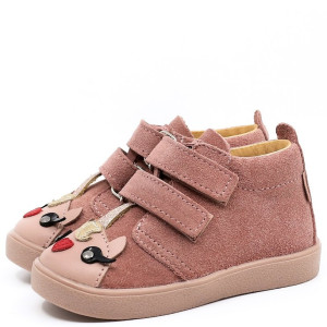 Mrugała skórzane dziecięce buty SUZIE Pony Rosa 25