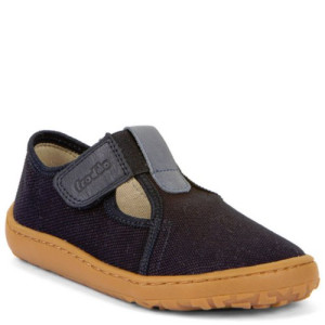 Froddo lekkie tenisówki Barefoot Canvas T-Bar Dark Blue 22