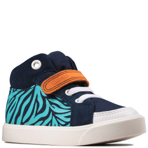 CLARKS trampki City Pop Toddler Navy Combi 22