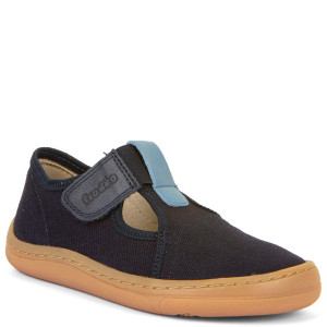 Froddo tenisówki Barefoot Canvas T-Bar Dark Blue 20