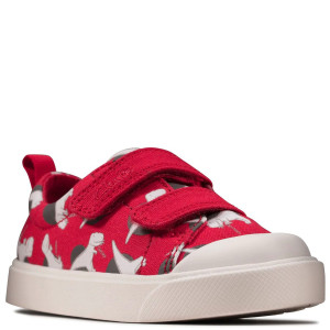 ClarksTrampki City Bright Red Interest 23