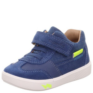 Superfit lekkie i elastyczne buty sportowe dla dzieci SUPIES Blau/Gelb 22
