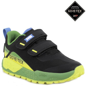PRIMIGI lekkie czarno-zielone buty sportowe z membraną GoreTex 37