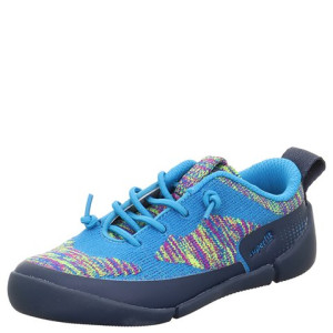 Superfit lekkie i przewiewne wsuwane buty sportowe Barefoot Vento Blau/Turkis 31