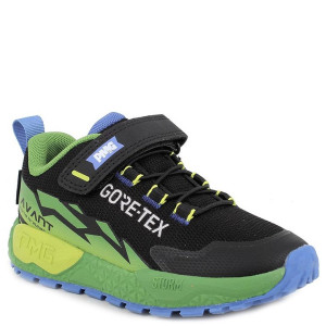 PRIMIGI lekkie czarno-zielone buty sportowe z membraną GoreTex 28