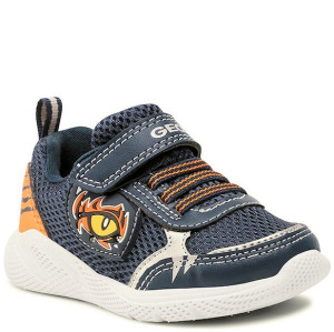 Geox Sneakersy dla chłopca B Sprintye B.B Navy/Orange 22