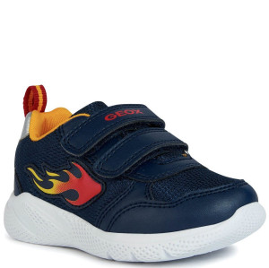 Geox Sneakersy dla chłopca B Sprintye B.C Navy/Yellow 22