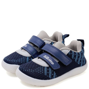 DD Step lekkie siateczkowe buty sportowe barefoot Royal Blue 30