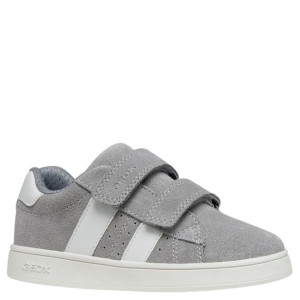 Geox skórzane sneakersy J Eclyper DK Grey/White 34