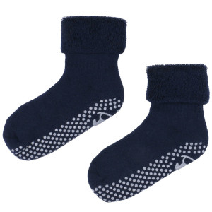 Emel granatowe skarpetki Frotte+ABS SFA 100-16 19/22