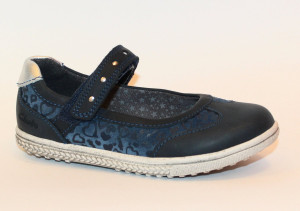 Clarks granatowe skórzane balerinki DANA PICKLE INF 25
