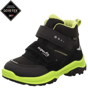 Superfit ocieplane buty sportowe Jupiter Schwarz/Hellgrun 27
