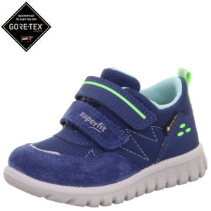 Superfit lekkie nieprzemakalne buty sportowe SPORT7 MINI Blau/Hellgrun 27