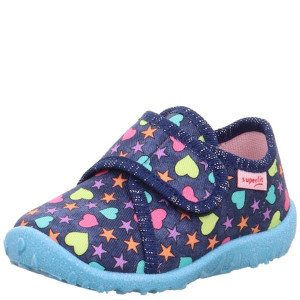 Superfit dziewczęce kapcie SPOTTY Blau 21