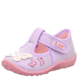 Kapcie Superfit dla dziewczynki SPOTTY Lila 21