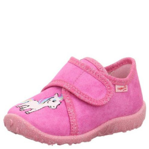 Kapcie Superfit dla dziewczynki SPOTTY Pink z jednorożcem 21