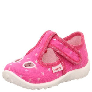 Kapcie Superfit dla dziewczynki SPOTTY Pink 24