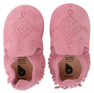 Rose/Tassle Trim Moccasin Loafer XL