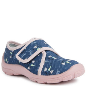 Geox Buty dla Dzieci oddychające kapcie J Nymel G. A Navy/Pink 29