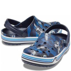 Kids Crocband Shark Clog Navy 23/24