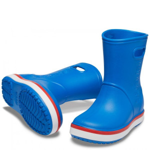 Crocs kalosze Rain Boot Bright Cobalt/Flame 22/23