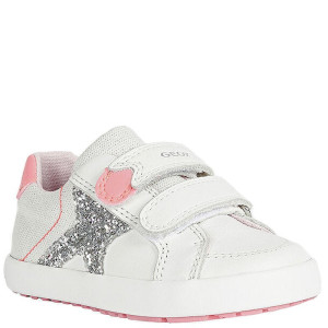 Buty dla Dzieci GEOX trampki B Kilwi G.A White/Fluofuchsia 22