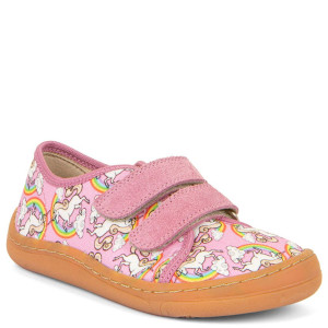 Froddo trampki Barefoot w jednorożce Canvas White/Pink 20