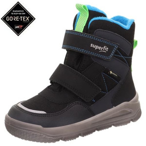 buty zimowe chłopięce Superfit z membraną GoreTex MARS Schwarz/Turkis 35