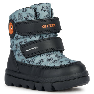 Śniegowce GEOX B Willaboom B. B ABX Sage/Orange 25