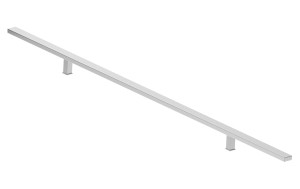 Antaba nierdzewna kwadratowa - pochwyt do drzwi, 170cm prosta, jednostronna