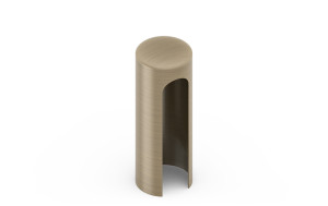 Aluminiowe osłonki na zawiasy - 14mm, patyna