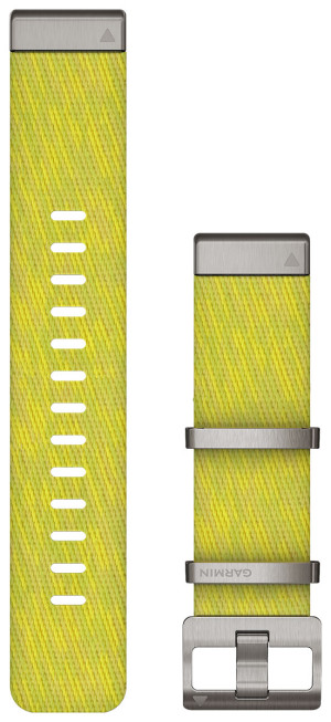 Garmin MARQ Quickfit 22 mm gul nylonarmband 010-12738-23