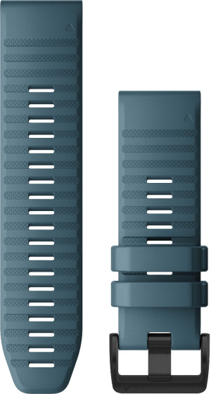 Garmin Quickfit 26mm gråblå silikonarmband 010-12864-03