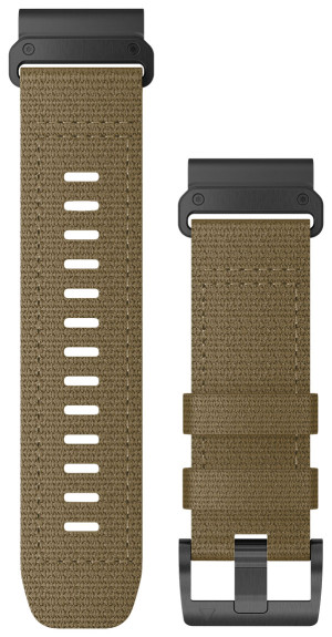 Garmin QuickFit 26 mm ljusbrun nylonarmband 010-13010-11