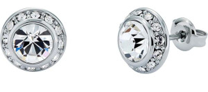 Ted Baker Soletia silverfärgade halo örhängen 06-TBJ3698-01-02