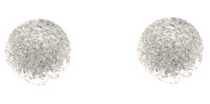 Silver Bar Diam örhängen klar 5 mm 1036