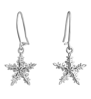Lempikoru Lumi krokörhängen silver 34 251 00 000