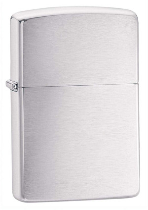 Zippo 200 borstad krom