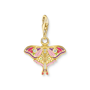 Thomas Sabo guldpläterad fjärilar charm 2209-565-7