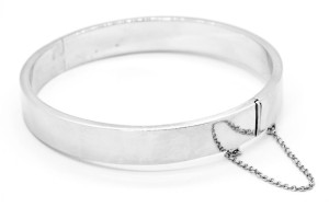 Övrigt Armband bangle rodinerad 925 Sterling Silver 62mm K6/ROD.10mm