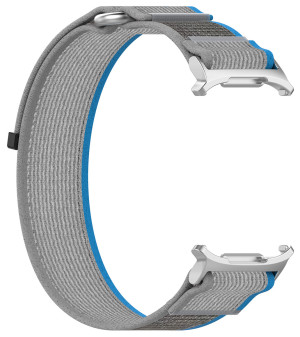 Tiera Samsung Galaxy Watch Ultra nailonarmband blå-grå