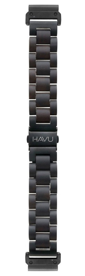 HAVU Garmin QuickFit armband ebenholts 22 mm