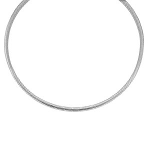 Lykken Trend stålhalsband 50+3cm
